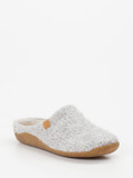 Josef Seibel Relax – Pantoffeln aus Filz in Hellgrau