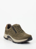 rollingsoft – Komfort-Sneaker aus Nubukleder olivgrün