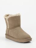 Ara – Winter-Boots aus Veloursleder in Beige