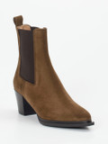Konstantin Starke – Chelsea Boots aus Veloursleder braun