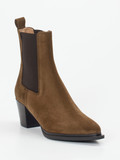 Konstantin Starke – Chelsea Boots aus Veloursleder braun