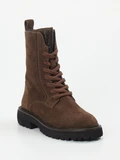 Maripé - Schnürstiefelette aus Veloursleder