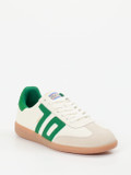 Back 70 – Sneaker aus Kalbleder in Offwhite-Grün