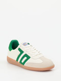 Back 70 – Sneaker aus Kalbleder in Offwhite-Grün