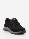 Josef Seibel – Outdoorschnürschuh aus Nubukleder schwarz