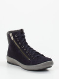 Legero – High-Top Sneaker aus Veloursleder Dunkelblau