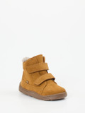 Froddo – Kinderstiefeletten aus Veloursleder cognacbraun