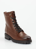 Gabor Comfort – Schnürboots aus Kalbleder braun