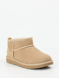 UGG – Lammfell-Boots aus Veloursleder beige