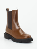 Mannori – Chelsea Boots aus Kalbleder in Braun