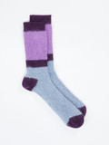 Alto Milano – Freizeitsocken aus Mohair-Mix hellblau