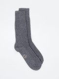 Alto Milano – Feinstricksocken aus Wolle in Grau