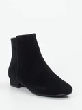 Di Lauro - Stiefelette aus Veloursleder in schwarz