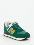 New Balance – Retro-Sneaker aus Veloursleder grün