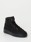 Candice Cooper – High-Top Sneaker aus Nubukleder schwarz