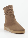 Semler – Stiefeletten aus Nubukleder in Taupe