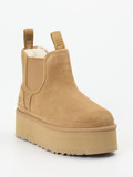 UGG - Stiefelette aus Veloursleder in braun