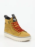 Vans - Sneaker high aus Veloursleder in braun
