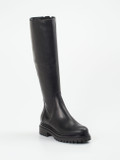 Andrea Puccini – Kniehohe Boots aus Kalbleder schwarz
