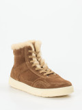 Sioux – Schnürboots aus Veloursleder braun