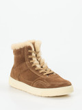 Sioux – Schnürboots aus Veloursleder braun