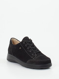 Finn Comfort – Komfort-Sneaker aus Nubukleder schwarz