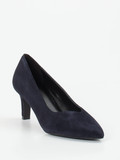 Maripé – Pumps aus Veloursleder dunkelblau