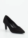 Maripé - Pumps aus Veloursleder in schwarz