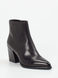 Regarde Le Ciel – Ankle Boots aus Kalbleder schwarz