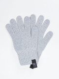 UGG – Fingerhandschuhe aus Textil in Hellgrau