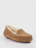 UGG - Hausschuh aus Veloursleder in braun