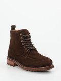Daniel Kenneth – Schnürboots aus Veloursleder in Braun