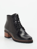 Ralph Harrison – Schnürstiefelette aus Lammleder Schwarz