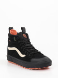 Vans – High-Top Sneaker aus Veloursleder schwarz