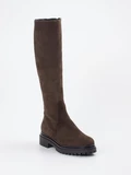 Andrea Puccini - Stiefel aus Veloursleder in braun