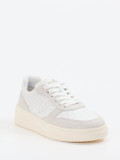 Hogan – Sneaker aus Velours- und Glattleder Offwhite