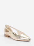 Paul Green – Ballerinas aus Metallicleder goldfarben