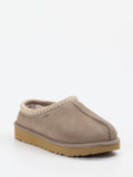 UGG – Lammfell-Slipper aus Veloursleder taupe