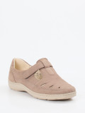 Waldläufer – Spangenschuh aus Nubukleder beige
