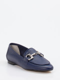 Andrea Puccini – Loafer aus Kalbleder in Marineblau