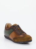 Franz Gustav – Schnürschuh aus Veloursleder und Leder braun