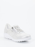 Waldläufer – Komfort-Sneaker aus Stretch mit Metallic-Finish