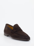 Magnanni – Penny Loafer aus Veloursleder Dunkelbraun
