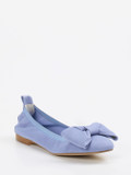 Andrea Puccini – Ballerinas aus Veloursleder Lavendel