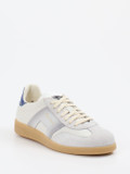 Santoni – Retro-Sneaker aus Kalbleder Offwhite