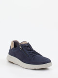 Waldläufer – Komfort-Sneaker aus Nubukleder Dunkelblau