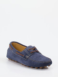 Tod's – Mokassin aus Veloursleder marineblau