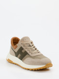 Hogan – Retro-Sneaker aus Veloursleder Beige