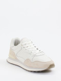 THE HOFF BRAND – Sneaker aus Lamm- und Veloursleder Offwhite