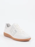 Semler - Sneaker Steffi aus Kalbleder in weiß